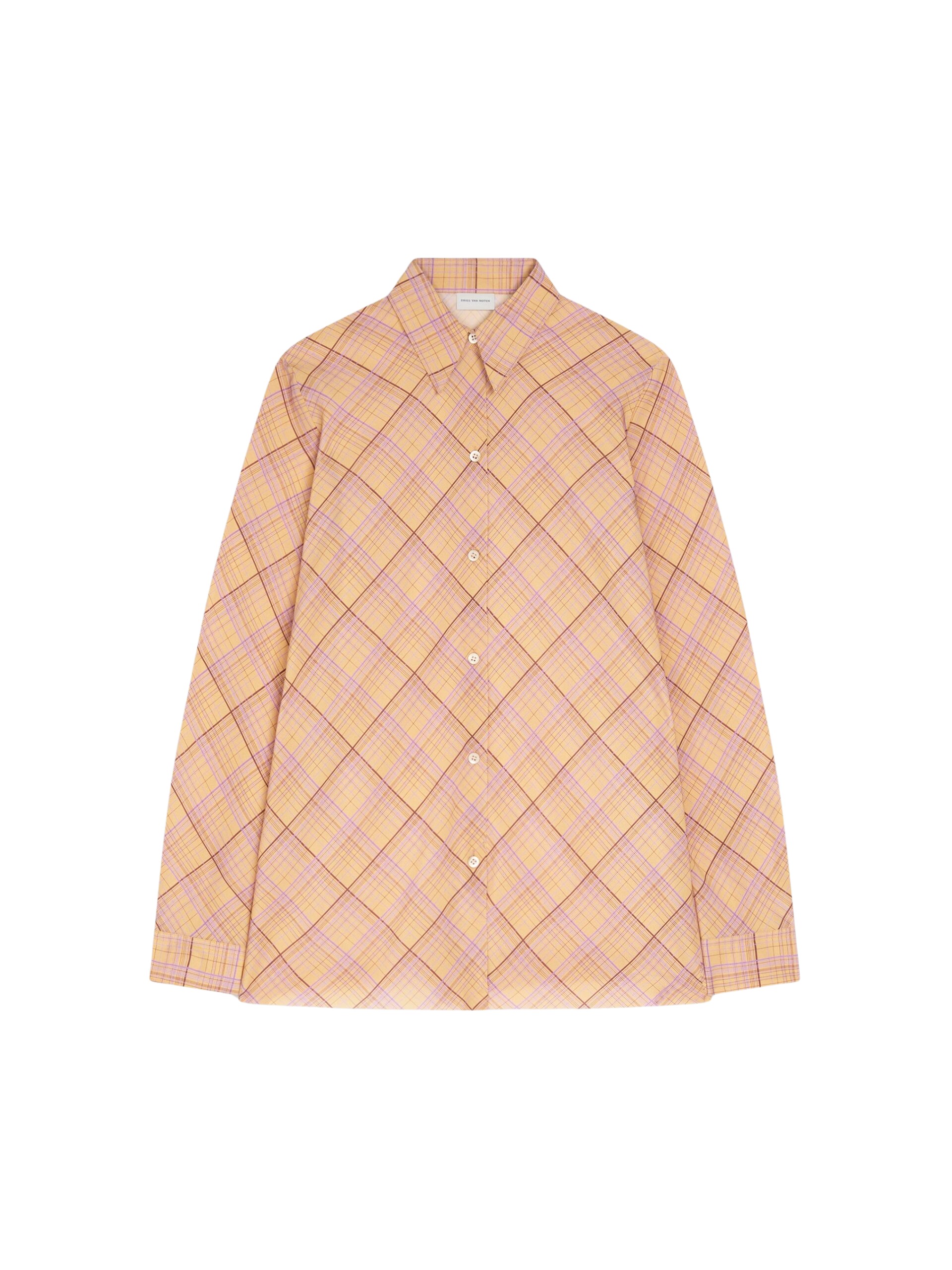 Dries-Van-Noten-Checked-silk-shirt-scaled84782_nobg Dries Van Noten Tops
