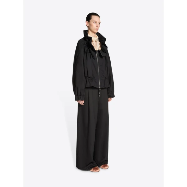 Dries Van Noten Cocoon jersey blouson Top, view 2