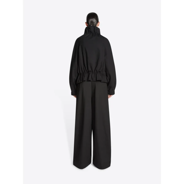 Dries Van Noten Cocoon jersey blouson Top, view 3
