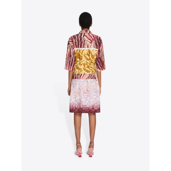Dries Van Noten Cotton shirt dress, view 3