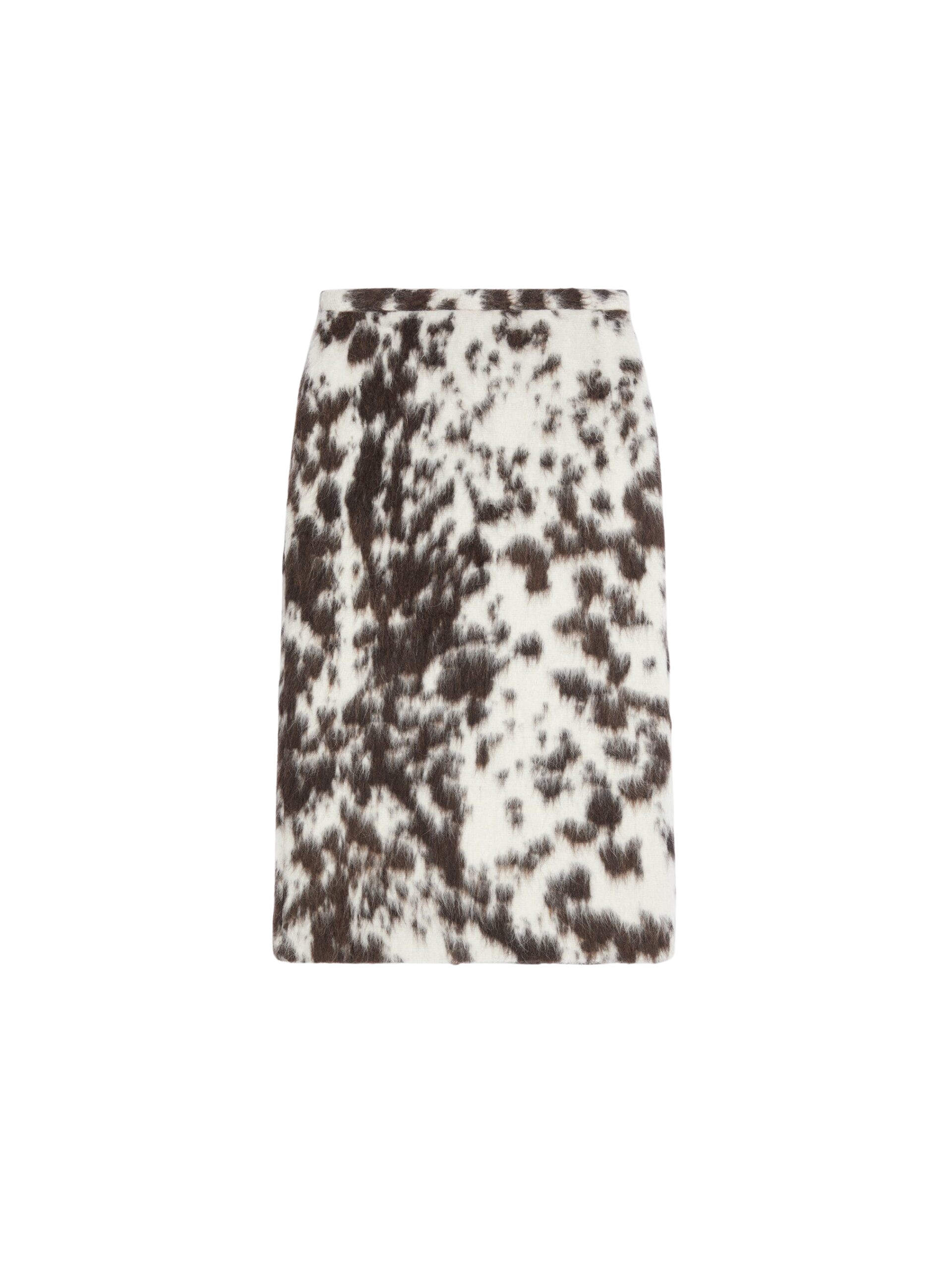 Dries Van Noten Cowhide print skirt