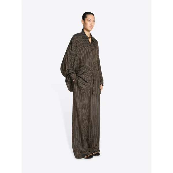 Dries Van Noten Cupro cocoon shirt, view 2