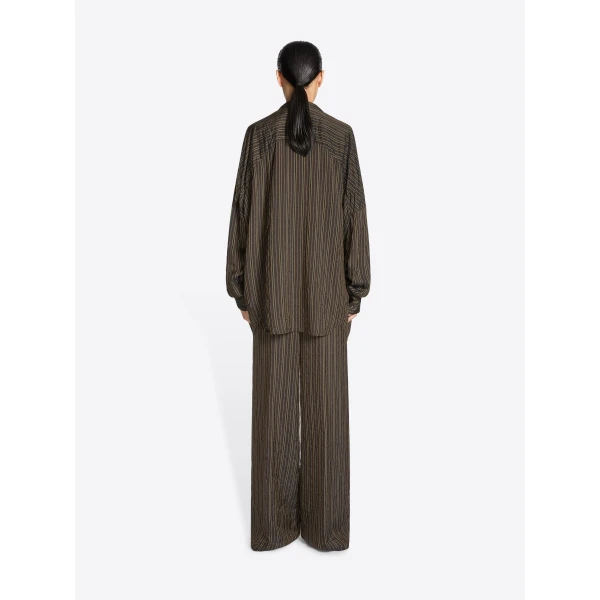 Dries Van Noten Cupro cocoon shirt, view 3