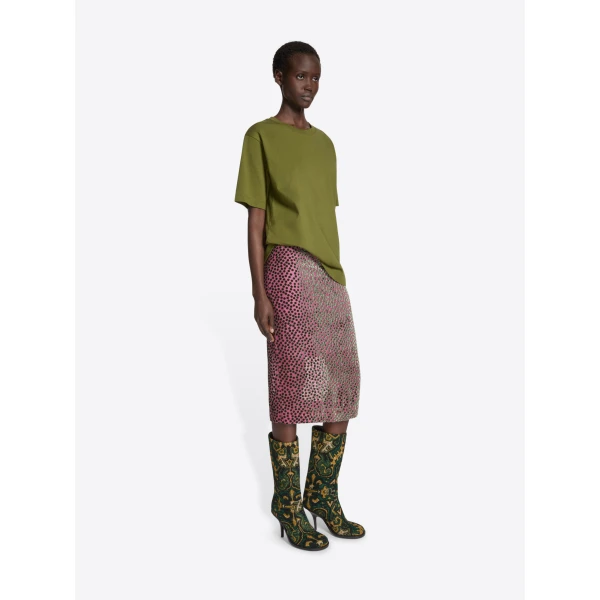 Dries Van Noten Devoré skirt, view 2