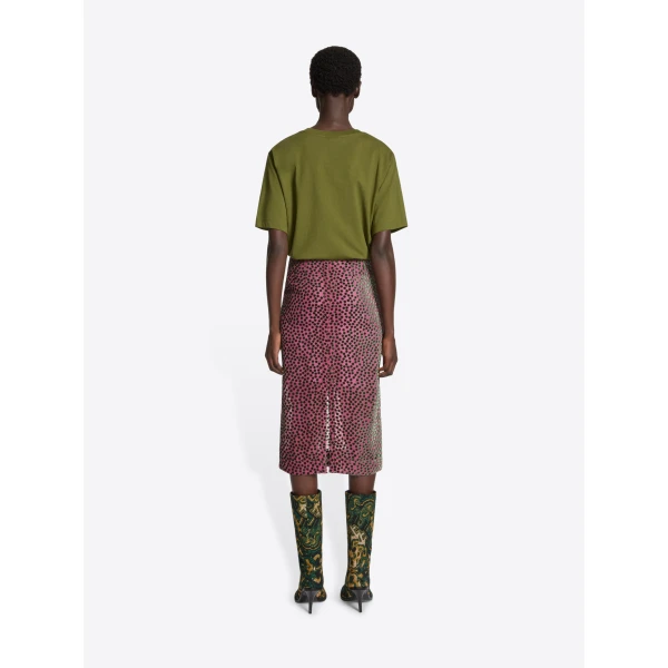 Dries Van Noten Devoré skirt, view 3