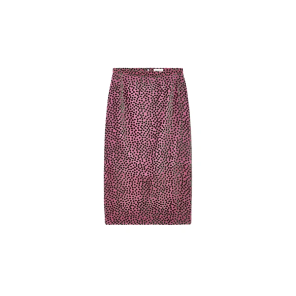 Devoré skirt