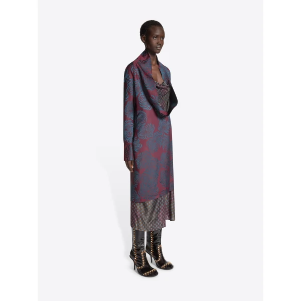 Dries Van Noten Double layered jacquard dress, view 2
