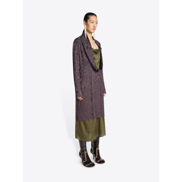 Dries Van Noten Double layered viscose dress, view 2