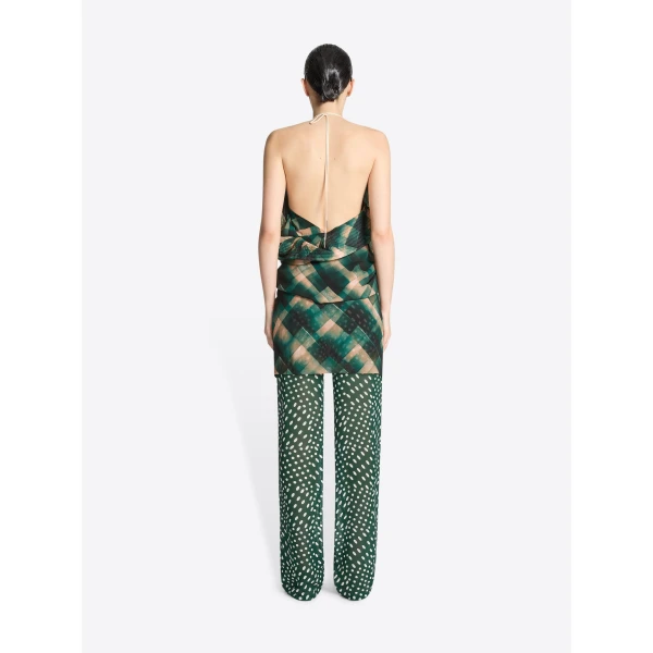 Dries Van Noten Draped viscose top, view 3