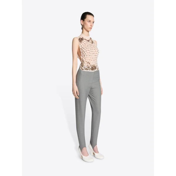 Dries Van Noten Embellished bib Top, view 2