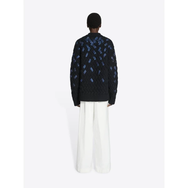 Dries Van Noten Embellished sweater, view 3