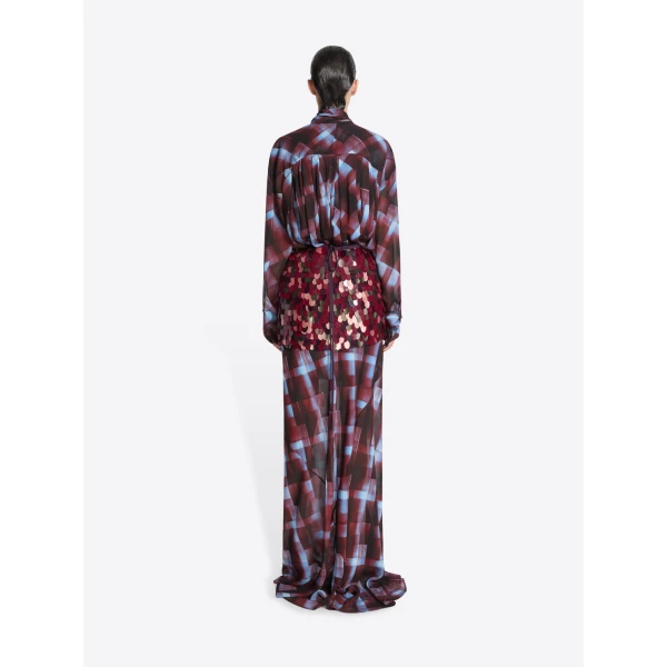Dries Van Noten Embellished wrap skirt, view 3