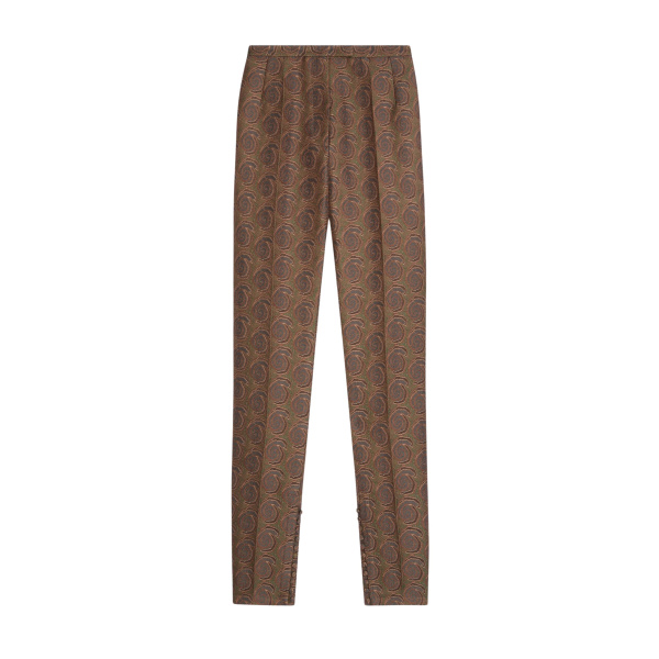 Dries Van Noten Fitted jacquard pants
