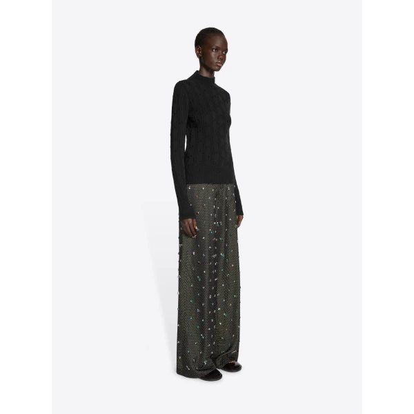 Dries Van Noten Fitted wool sweater, view 2