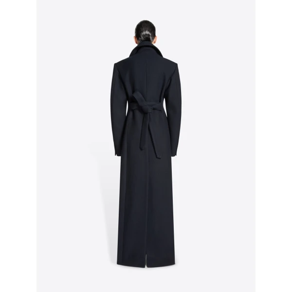 Dries Van Noten Floor length wool coat, view 3