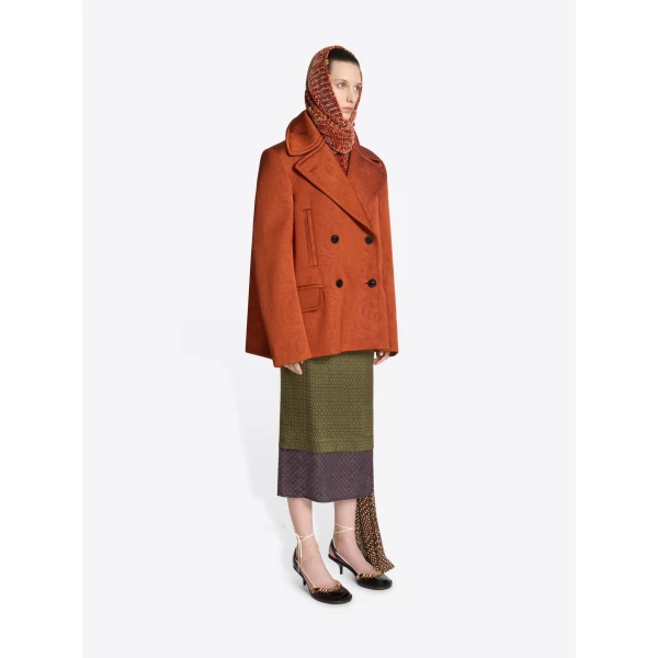 Dries Van Noten Jacquard caban jacket, view 2