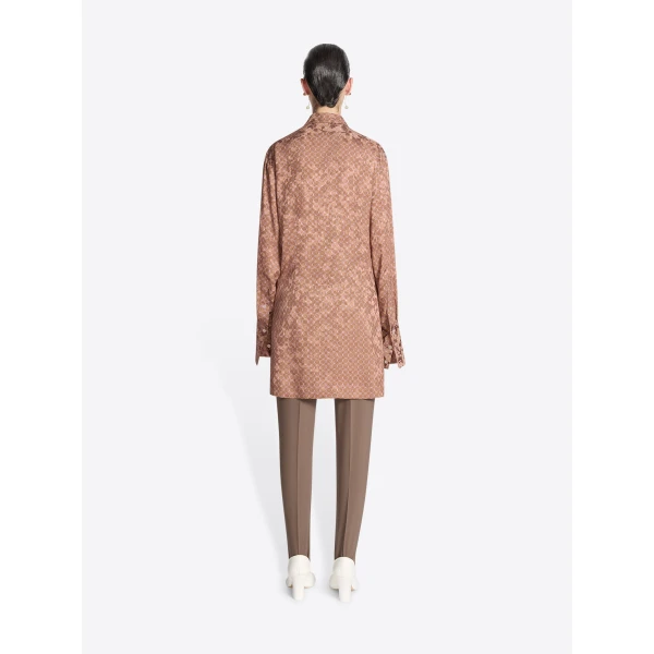 Dries Van Noten Jacquard robe top, view 3