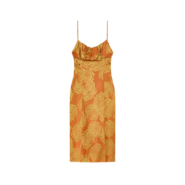 Dries Van Noten Jacquard slip dress