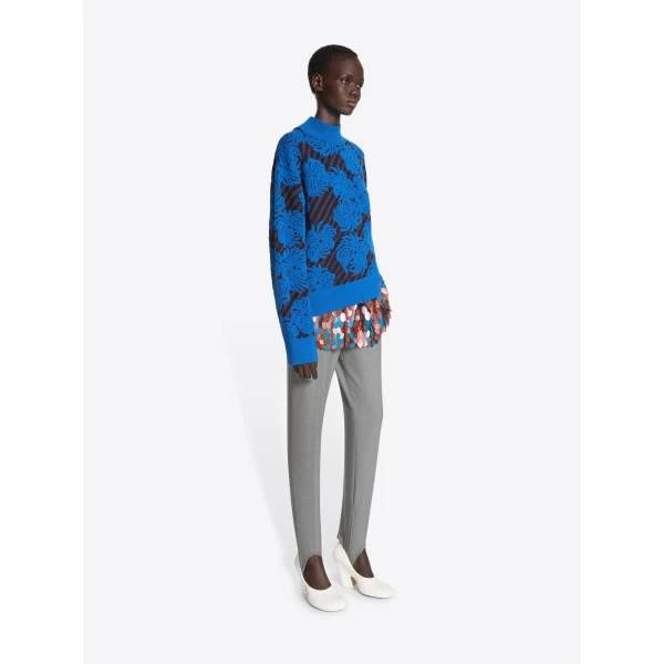 Dries Van Noten Jacquard wool sweater, view 2