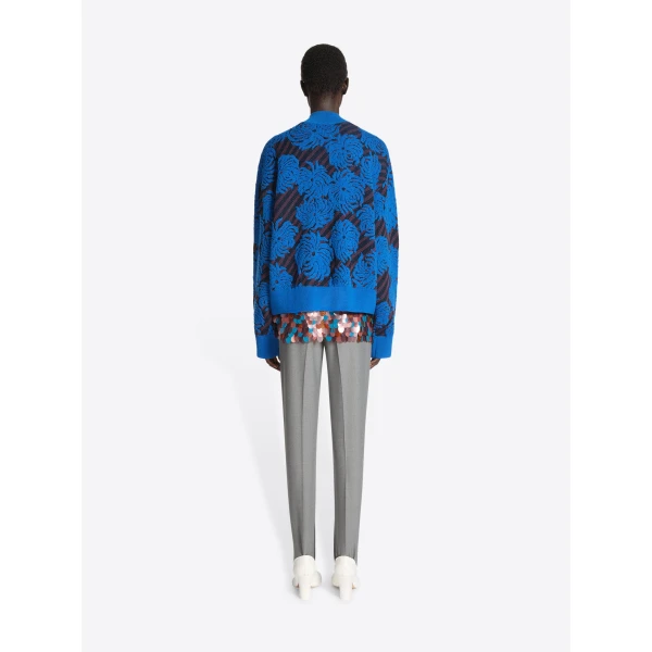 Dries Van Noten Jacquard wool sweater, view 3