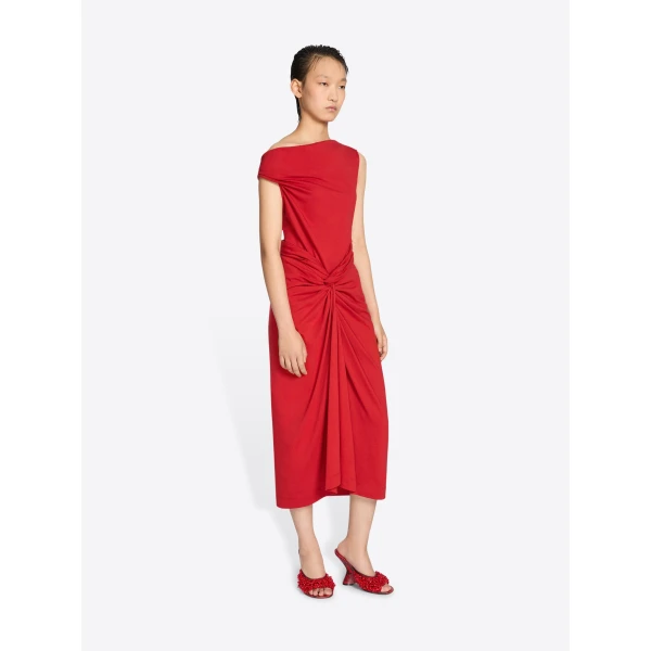 Dries Van Noten Knotted jersey skirt, view 2