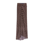 Dries Van Noten Long draped silk skirt