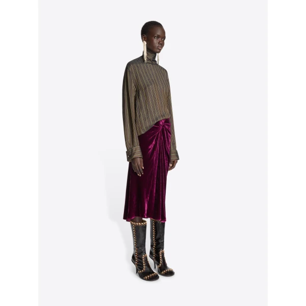 Dries Van Noten Loose fit cupro blouse, view 2