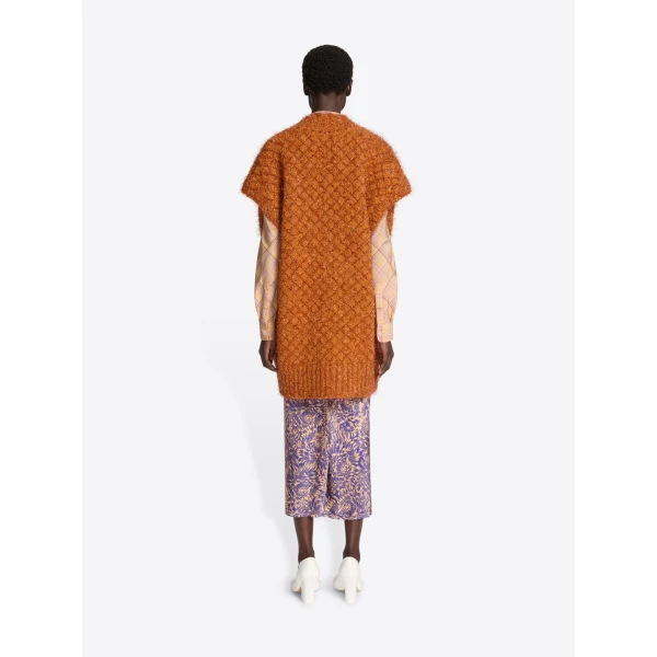 Dries Van Noten Metallized knit sweater, view 3