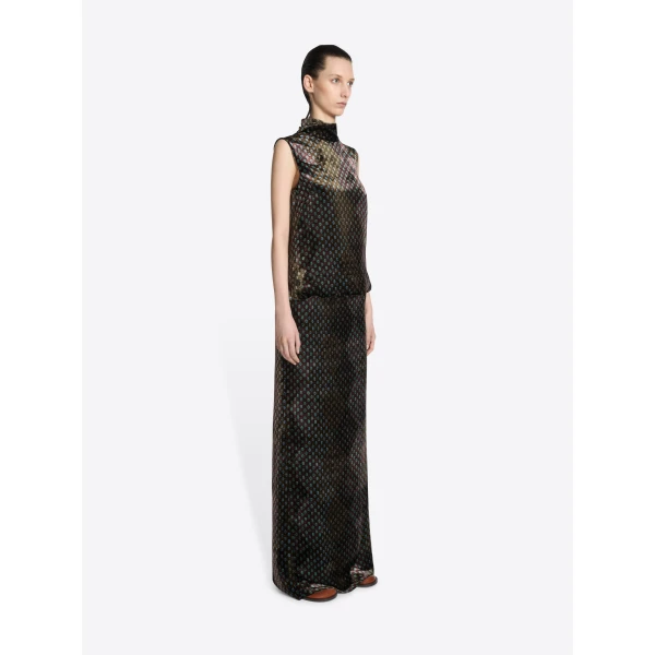 Dries Van Noten Printed evening dress, view 2