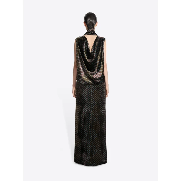 Dries Van Noten Printed evening dress, view 3