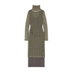 Dries Van Noten Printed mesh dress