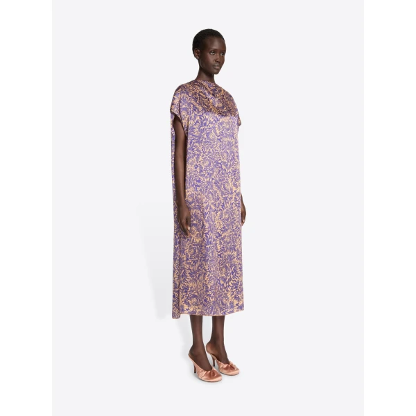 Dries Van Noten Printed silk dress, view 2