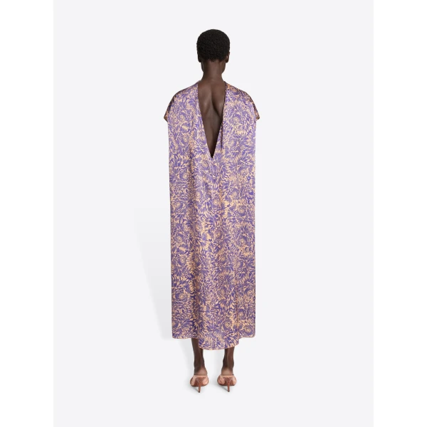 Dries Van Noten Printed silk dress, view 3