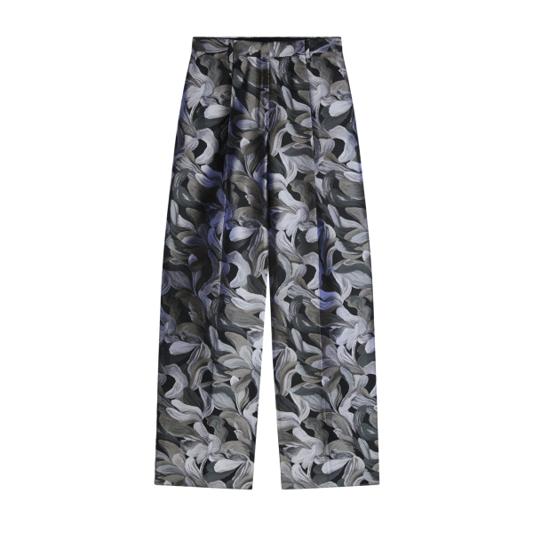 Dries Van Noten Printed tailored pants