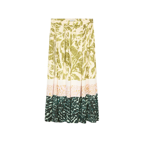 Dries Van Noten Printed viscose skirt