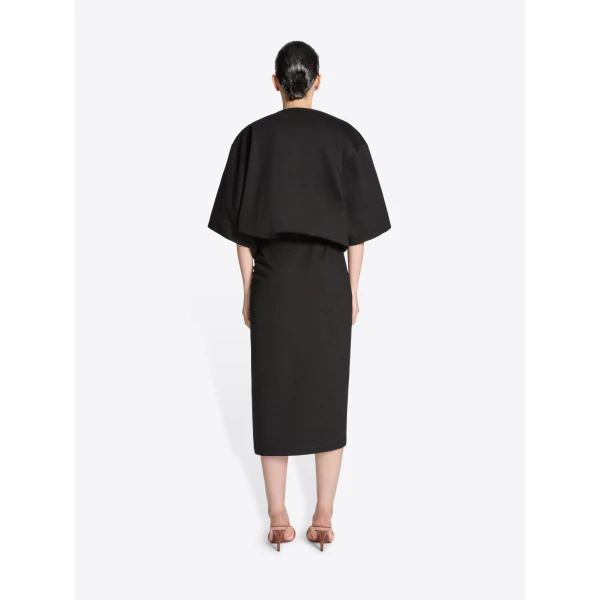 Dries Van Noten Ruffled cotton skirt, view 3