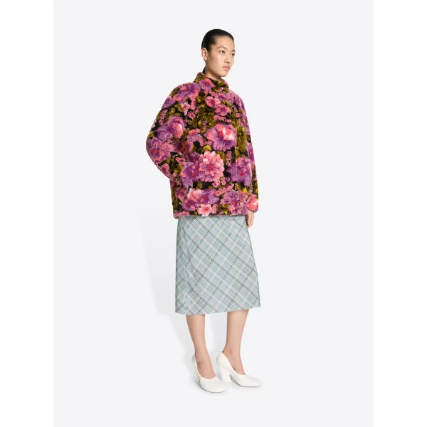 Dries Van Noten Shearling jacquard jacket, view 2