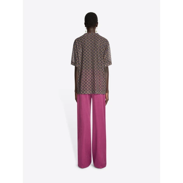 Dries Van Noten Sheer oversized tee Top, view 3