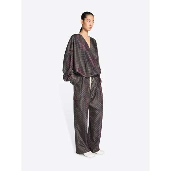 Dries Van Noten Silk cargo pants, view 2