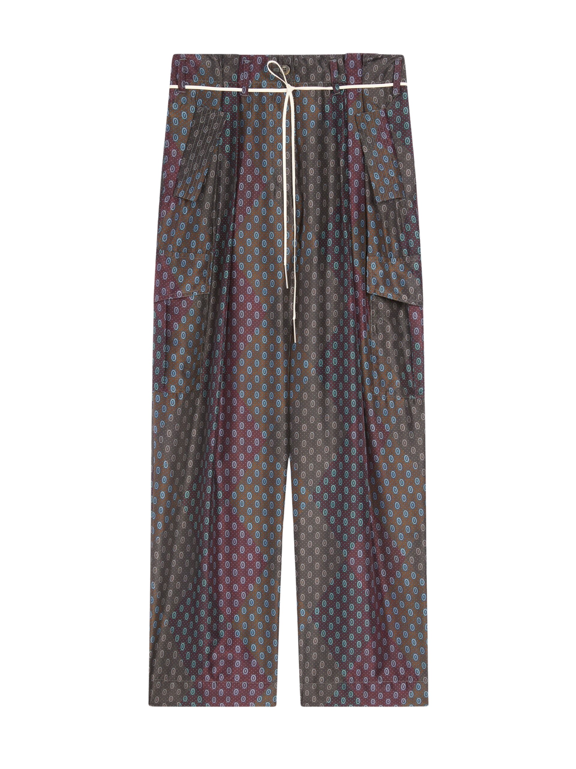 Dries Van Noten Silk cargo pants