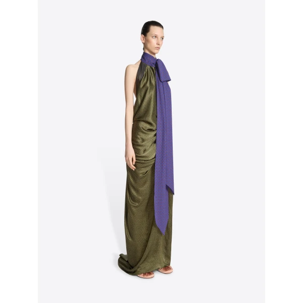 Dries Van Noten Silk evening dress, view 2