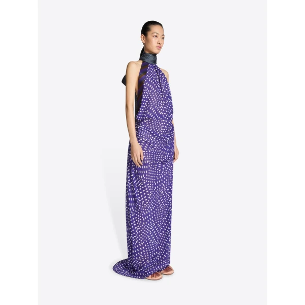 Dries Van Noten Silk evening dress, view 2