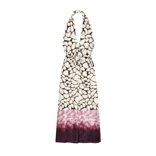 Dries Van Noten Silk halter dress
