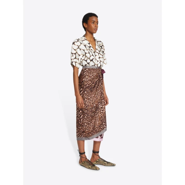 Dries Van Noten Silk short sleeve shirt, view 2
