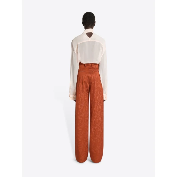 Dries Van Noten Slouchy jacquard pants, view 3