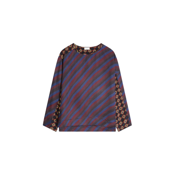 Dries Van Noten Viscose contrast top