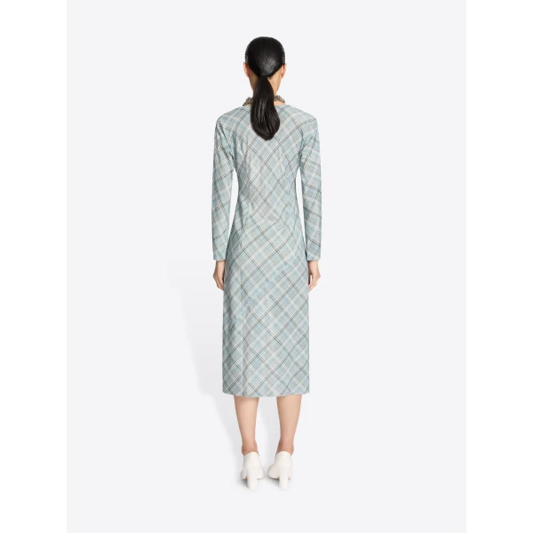 Dries Van Noten Waisted silk dress, view 3