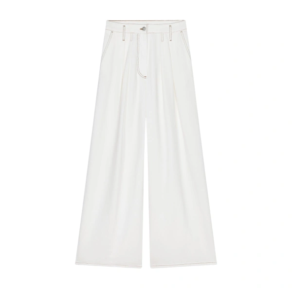 Dries Van Noten Wide pleated jeans