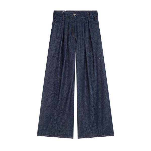 Dries Van Noten Wide pleated jeans