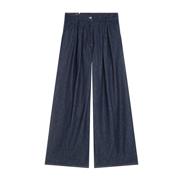 Dries Van Noten Wide pleated jeans